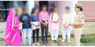 खड्डा :- “मिशन शक्ति अभियान ” के तहत महिला सुरक्षा दल द्वारा किया गया जागरूक