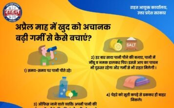 कुशीनगर : हीट वेव / लू से बचने हेतु एडवाइजरी जारी, जिला आपदा प्रबंधन प्राधिकरण द्वारा जनपदवासियों से हीटवेव व लू से बचने की अपील