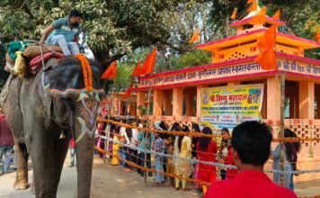 आओ चलें सोमली धाम : सोमली धाम में विष्णु महायज्ञ हेतु निकली कलश यात्रा, 1001 कन्याओं ने भरा जल