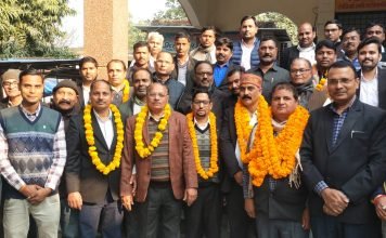हीरा पाण्डेय अध्यक्ष, उमेश कुमार दुबे तीसरी बार महामंत्री निर्वाचित