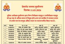 कुशीनगर पुलिस महकमे में बड़ा फेरबदल, एसपी ने 10 निरीक्षक व 14 उपनिरीक्षक का किया स्थानांतरण