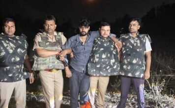 फायरिंग कांड का ‘एन्काउंटर एंड’: पुलिस की ताबड़तोड़ कार्रवाई में बदमाश गिरफ्तार, पैर में लगी गोली