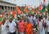 विधायक विवेकानंद पाण्डेय और दुर्गेश्वर वर्मा के नेतृत्व में निकली भव्य तिरंगा यात्रा, तिरंगे के रंग में रंगा खड्डा नगर, गूंजा ‘भारत माता की जय’ का जयघोष