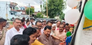कप्तानगंज में खुला भारत पेट्रोलियम पंप, सांसद ने किया एस.के फ्यूल्स का उद्घाटन