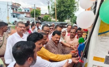 कप्तानगंज में खुला भारत पेट्रोलियम पंप, सांसद ने किया एस.के फ्यूल्स का उद्घाटन