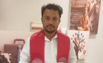 डॉ. मंतोष शर्मा ने हासिल की पीएचडी की उपाधि, ज्ञान और शोध से समाज को नई दिशा देने का संकल्प लिया