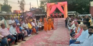 बोदरवार में दशहरा की पूर्व संध्या पर निकली भव्य शोभायात्रा, रामलीला में खर-दूषण वध का हुआ मंचन