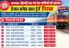 रेलवे ने सात ट्रेनों का संचालन किया रद्द, 10 अक्टूबर को भी यात्रियों को होगी परेशानी